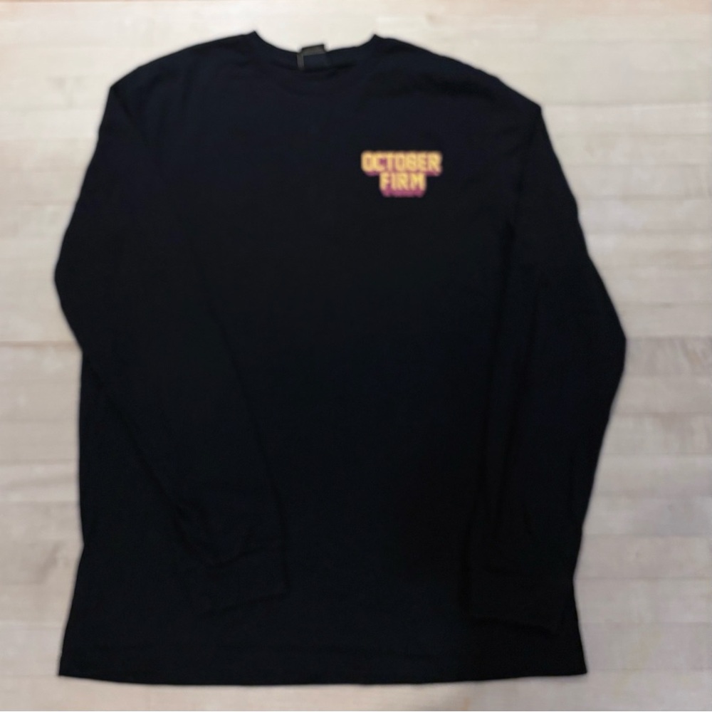 Black Long OVO Graphic Tee